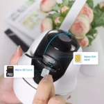 100% kabellose 4G LTE Überwachungskamera für Aussen/Innen plus gratis SIM-Karte mit 2-Wege-Audio,wiederaufladbarem Akku – Bild 5