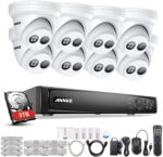 4K UHD POE Überwachungskamera Set, 8 x 8MP Video Überwachungssystem,H.265+ 8CH NVR Rekorder mit 3TB hdd – Bild 9