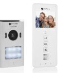 Smartwares  Video-Türeingangskontrolle – 3,5 Zoll LCD-Monitor – 15°-Schwenk/Neige-Kamera – Einfache Montage