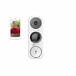 3MP intelligente WLAN-Türklingel mit Nachtsichtht, 2-Wege Audio, PIR Sensor