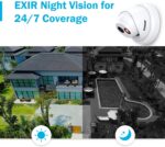 4K UHD POE Überwachungskamera Set, 8 x 8MP Video Überwachungssystem,H.265+ 8CH NVR Rekorder mit 3TB hdd – Bild 12
