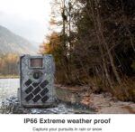 Wildkamera  0,4s Auslösezeit, Bewegungsaktivierte, Nachtsicht, Wasserdicht IP66 – Bild 5