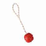 Trixie 33482 Ball am Seil, Naturgummi, schwimmt