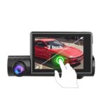 Touchscreen Dual Dashcam mit Wi-Fi und GPS, Aufnahme in Full HD mit Parkmodus und G-Sensor inklusive 32 GB SD-Speicher – Bild 2