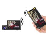 Touchscreen Dual Dashcam mit Wi-Fi und GPS, Aufnahme in Full HD mit Parkmodus und G-Sensor inklusive 32 GB SD-Speicher – Bild 3