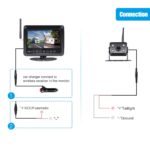 HD 1080P Kabellose Rückfahrkamera mit wasserdichtem 7-Zoll-Monitor für Wohnmobil, Gabelstapler, Krane, Erntemaschinen – Bild 4