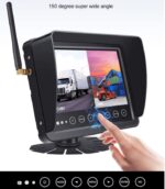 HD 1080P Kabellose Rückfahrkamera mit wasserdichtem 7-Zoll-Monitor für Wohnmobil, Gabelstapler, Krane, Erntemaschinen – Bild 3