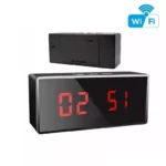 Spion Uhr Kamera Wifi getarnt als Digital Uhr - Kameralinse getarnt Live Stream via APP – Bild 2