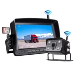HD 1080P Kabellose Rückfahrkamera 7-Zoll-Monitor NVR ...