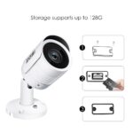 IP-Kamera PoE 2MP HD IP66 Wetterfester Aussen/Innen-Infrarot-Nachtsicht-Sicherheits-Videoüberwachung SD-Kartensteckplatz – Bild 3