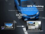 Touchscreen Dual Dashcam mit Wi-Fi und GPS, Aufnahme in Full HD mit Parkmodus und G-Sensor inklusive 32 GB SD-Speicher – Bild 5