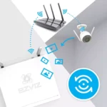 EZVIZ ezWireless Kit, Funk Überwachungskamera der neuesten Generation, Full HD, mit Nachtsicht – Bild 3