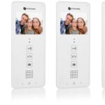Smartwares  Video-Türsprechanlage– 480p – 3,5 Zoll LCD-Monitor – Set für 3 Wohnungen