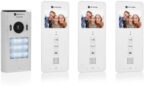 Smartwares  Video-Türsprechanlage– 480p – 3,5 Zoll LCD-Monitor – Set für 3 Wohnungen