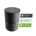 Lautsprecher Wlan Sicherheitskamera 330° 2.0 Megapixel - Steuerbar mit dem App / Nachtsicht / Musikbox – Bild 4