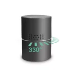 Lautsprecher Wlan Sicherheitskamera 330° 2.0 Megapixel - Steuerbar mit dem App / Nachtsicht / Musikbox – Bild 3