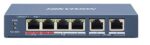 Hikvision DS-3E0105P-E(B) 4-Port PoE Switch – Bild 2