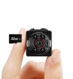 Tech Mini Kamera Full HD Überwachungskamera mit Infrarot Nachtsicht