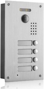 2-Draht/IP Video-Türsprechanlage Komplett-Set mit vier Monitoren und ein Aussenstation – Bild 6