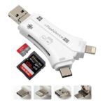 Micro SD Kartenleser, ROCK 4 in 1 Externe Kartenlesegerät