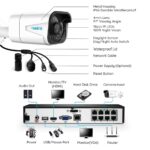 4K UHD 8 CH PoE Überwachungskamera Set, 4X 8 Megapixel Kameras – Bild 2