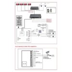 Video Türsprechanlage, IP65, 1x 7 Zoll Monitor HD-Kamera 115° – Bild 3