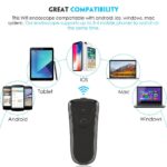 Endoskopkamera WiFi, Kabelloses Handy Endoskop Kamera 1080P HD 2.0 MP, Inspektionskamera wasserdichte mit 8 LED Licht – Bild 5