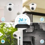 4X 5 MP Überwachungskamera Set, PoE IP Wasserfeste kamera – Bild 6