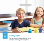 Video-Babyphone HD-WiFi-Kamera mit 2-Wege-Audio, Nachtsicht, Geräusch- und Bewegungserkennung – Bild 5