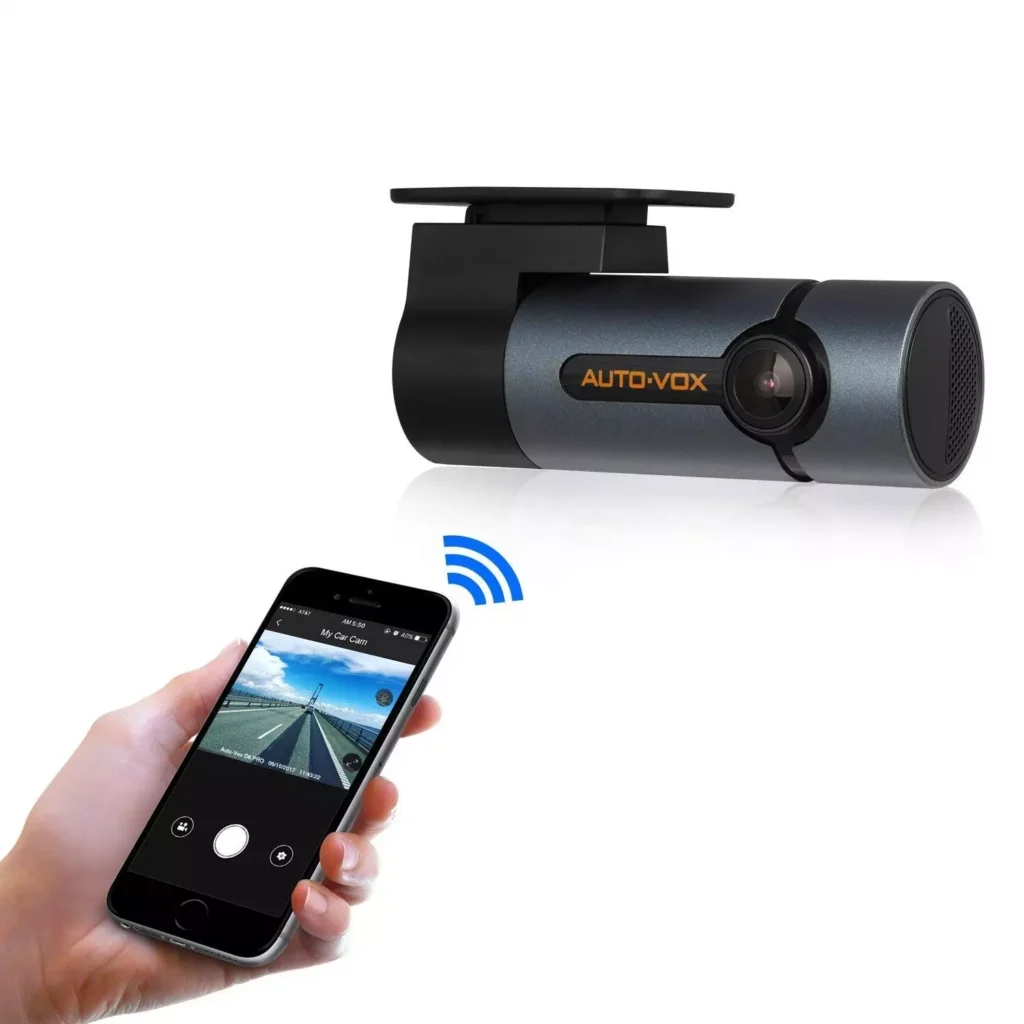 Auto Kamera WiFi FULL HD 1080P DVR 300°Bewegliches Objektiv Nachtsicht