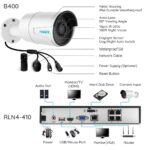 4 Megapixel Überwachungskamera Set, mit 4X 4MP Wasserfeste PoE IP Kamera und 4 Kanal  1TB HDD NVR für Aussen/Innen – Bild 6