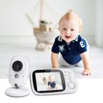 Babyphone mit Kamera, BOIFUN Babyfon, Video Überwachung mit 3.2" Digital LCD Bildschirm Wireless, VOX, Nachtsicht Baby, Wecker, Temperaturüberwachung, Gegensprechfunktion, Wiederaufladbar – Bild 6