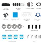 4 Megapixel Überwachungskamera Set, mit 4X 4MP Wasserfeste PoE IP Kamera und 4 Kanal  1TB HDD NVR für Aussen/Innen – Bild 7