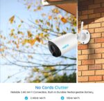 Reolink Akku Eco WLAN Überwachungskamera, aussen/Innen,  Fernzugriff via Smartphone, Tablet, Web-Browser – Bild 5