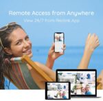 4 Megapixel Überwachungskamera Set, mit 4X 4MP Wasserfeste PoE IP Kamera und 4 Kanal  1TB HDD NVR für Aussen/Innen – Bild 4