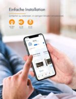Full HD-WLAN Kamera,  mit  PIR Bewegungsmelder, Push Alarme, 2-Wege-Audio, IR Nachtsicht,  32GB SD-Karte, – Bild 7