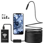 WiFi Endoskopkamera 2.0 Megapixel Halbsteife Kabel, Fernzugriff via Smartphone, Tablet