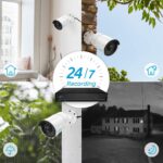 4 Megapixel Überwachungskamera Set, mit 4X 4MP Wasserfeste PoE IP Kamera und 4 Kanal  1TB HDD NVR für Aussen/Innen – Bild 3