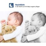 Babyphone mit Kamera und Monitor/2.4 Zoll LCD/VOX Funktion ( Schlafmodus, Nachtsicht, Temperatursensor, Schlaflieder ) – Bild 4