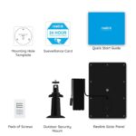 Solarpanel für Wireless Outdoor batteriebetriebene IP Kameras – Bild 6