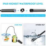 Endoskopkamera WiFi, Kabelloses Handy Endoskop Kamera 1080P HD 2.0 MP, Inspektionskamera wasserdichte mit 8 LED Licht – Bild 7
