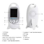 Babyphone mit Kamera und Monitor/2.0 Zoll LCD kabellose Überwachungskamera – Bild 5
