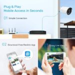 5 Megapixel Überwachungskamera Set mit 4X 5MP Kameras, 8 CH - 2TB – Bild 4