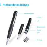 Mini Stifte Kamera Full HD 1080P Tragbare mit kostenlose 32GB SD Karte eingebaut – Bild 8