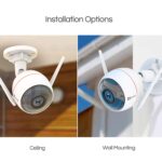 Ezviz CTQ3W Überwachungskamera + Licht und Sirene, für  Aussen/Innen mit Nachtsicht, Bewegungsmelder, 2 Way Audio – Bild 8