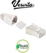 20er Pack RJ45 Crimpstecker CAT 6 STP geschirmt – Bild 7