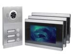 IP Video Türsprechanlage, Unterputz 4X 7 Zoll Monitor, HD-Kamera 115° – Bild 5