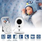 Babyphone mit Kamera und Monitor/2.4 Zoll LCD/VOX Funktion ( Schlafmodus, Nachtsicht, Temperatursensor, Schlaflieder ) – Bild 2