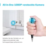 Mini Stifte Kamera Full HD 1080P Tragbare mit kostenlose 32GB SD Karte eingebaut – Bild 2