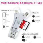 Micro SD Kartenleser, ROCK 4 in 1 Externe Kartenlesegerät – Bild 3